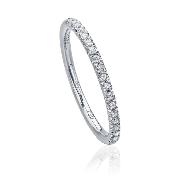Christopher Designs 14KW 0.19ctw Diamond Eternity Band - L105B