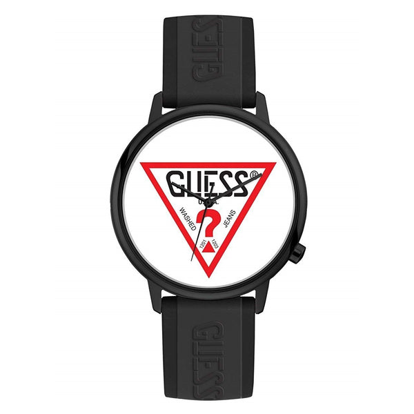 Guess Men's V1003M1 Classic Black Silicone Watch