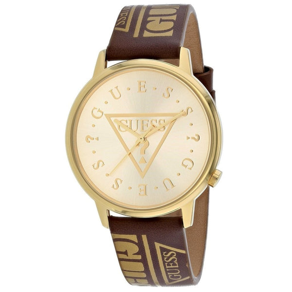 Guess Women's V1008M2 Originals Brown Leather Watch
