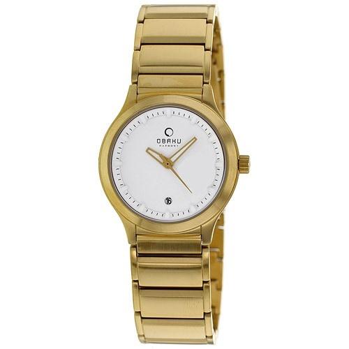 Obaku Women's V115LGWSG Harmony Gold Stainless Steel Watch