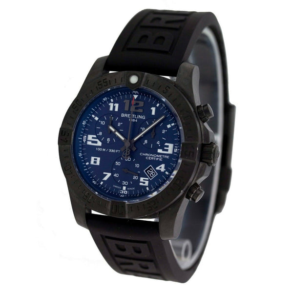 Breitling Men's V7333010-C939-153S Chronospace Evo Night Mission Chronograph Black Rubber Diver Pro III Watch