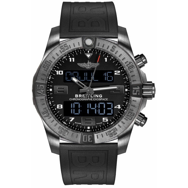 Breitling Men's VB5510H1-BE45-263S Exospace  Black Rubber Watch