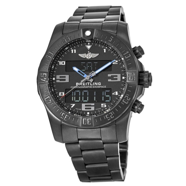 Breitling Men's VB5510H2-BE45-181V Exospace  Black Titanium Watch