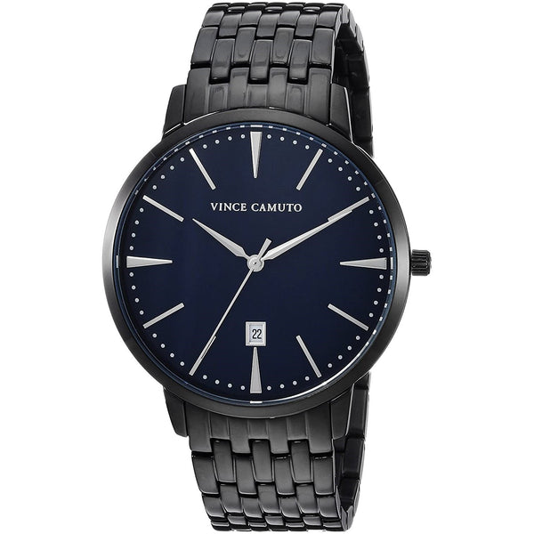 Vince Camuto Men's VC-1074NVTI Vince Camuto Black Stainless Steel Watch
