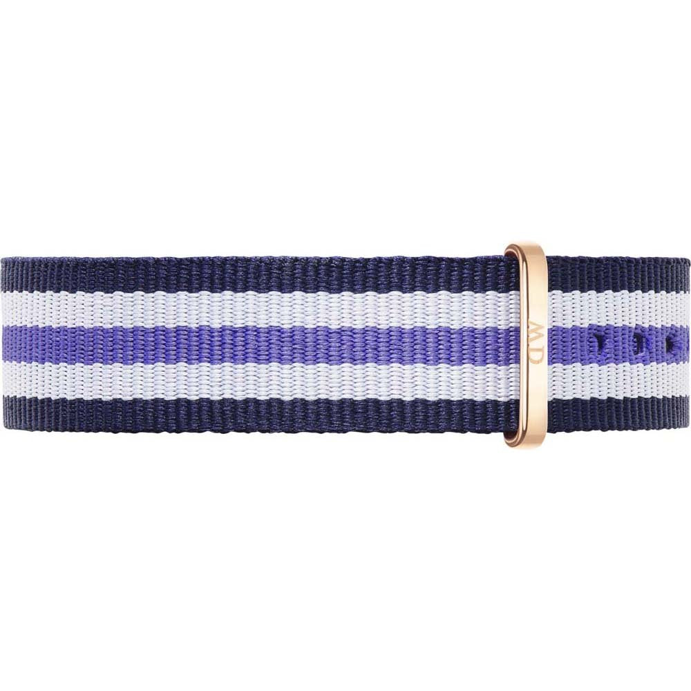 Trinity Watch Strap (Navy Blue/White/Purple/Rose-Gold)