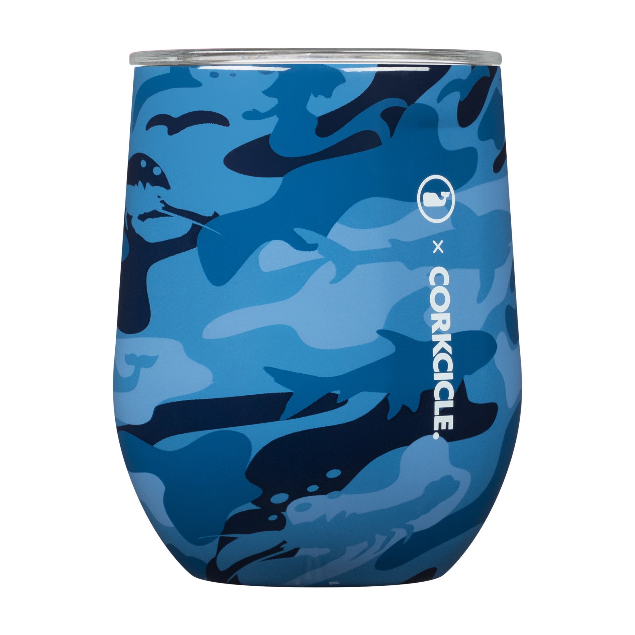 BLUE CAMO STEMLESS