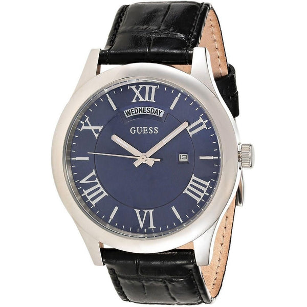 Guess Men's W0792G1 Metropoliton Black Leather Watch