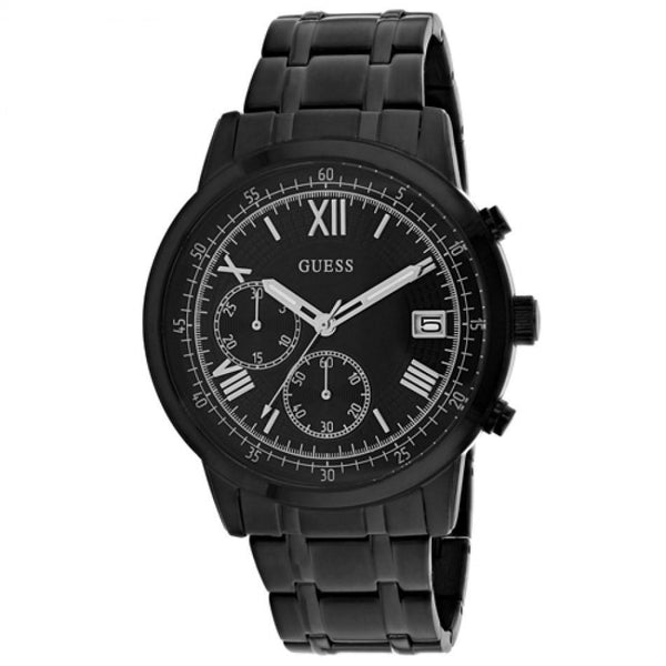 Guess Men's W1001G3 Summit Chronograph Black Stainless Steel Watch