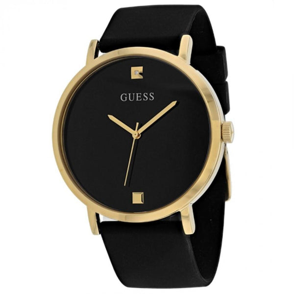 Guess Men's W1264G1 Classic Black Silicone Watch