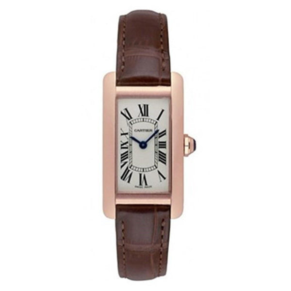 Cartier Women's W2607456 Tank Brown Leather Watch