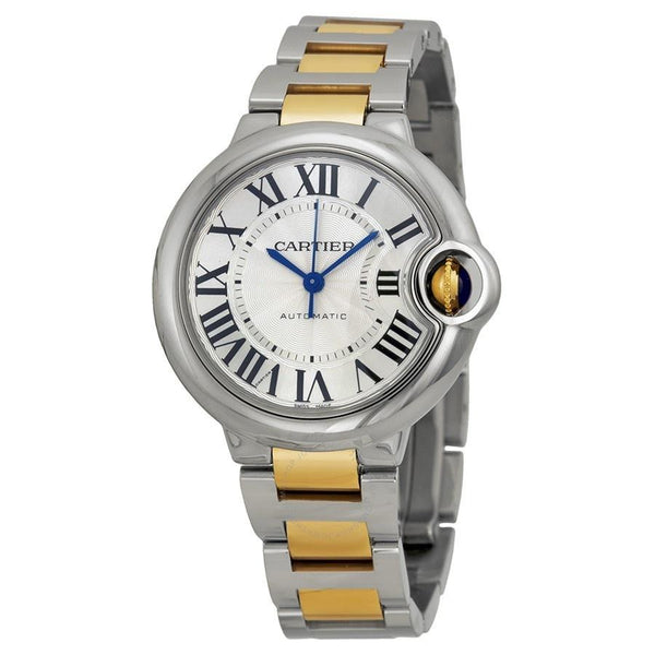 Cartier Women's W2BB0002 Ballon Bleu 18kt Yellow Gold Automatic Two-Tone Stainless Steel Watch