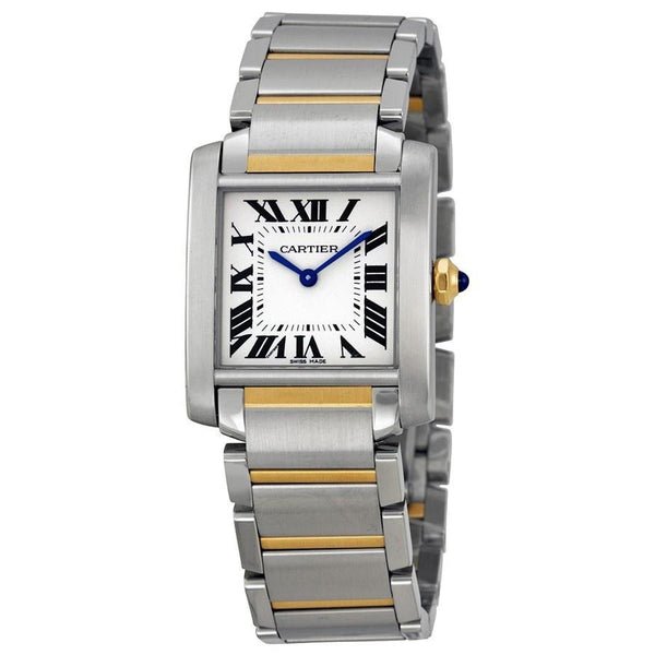 Cartier Women's W2TA0003 Tank Francaise 18 Kt Yellow Gold Two-Tone Stainless Steel Watch