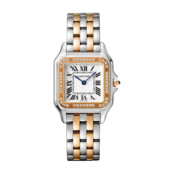 Cartier Women's W3PN0007 Panthere Two-Tone 18K Rose Gold-Tone Stainless Steel Watch
