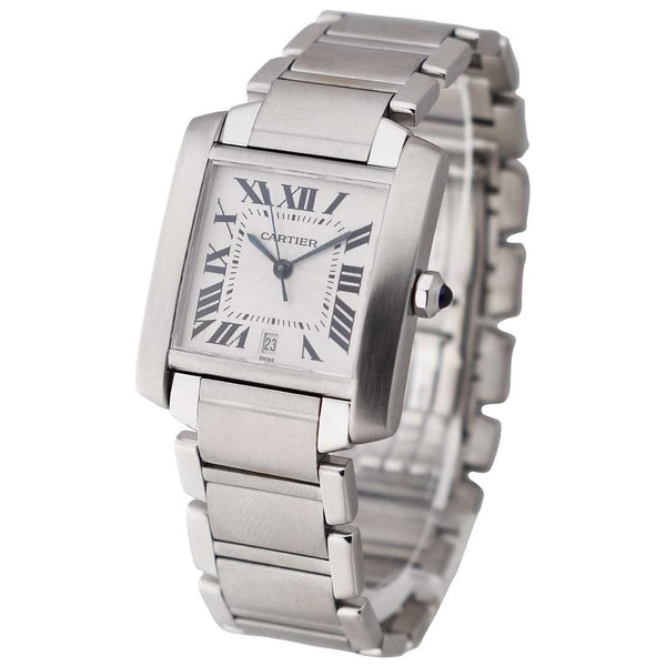 Cartier Men's W5100203 Tank Francaise Stainless Steel Watch