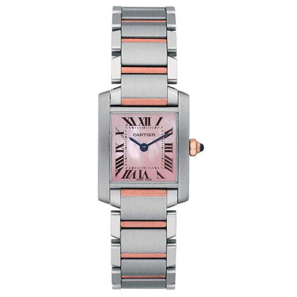 Cartier Women's W51027Q4 Tank Francaise 18k Rose Gold Two-Tone Stainless Steel Watch