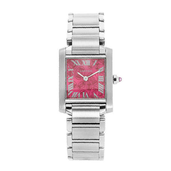 Cartier Women's W51030Q3 Tank Francaise Stainless Steel Watch