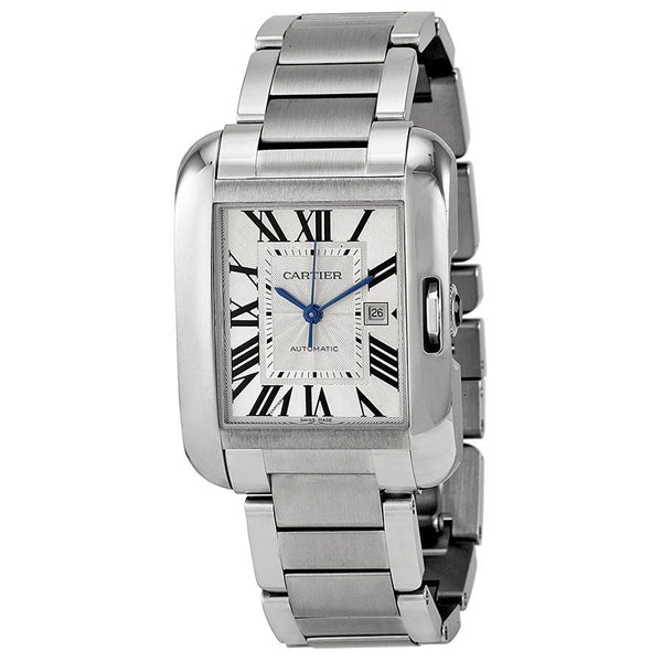 Cartier Unisex W5310009 Tank Anglaise Stainless Steel Watch