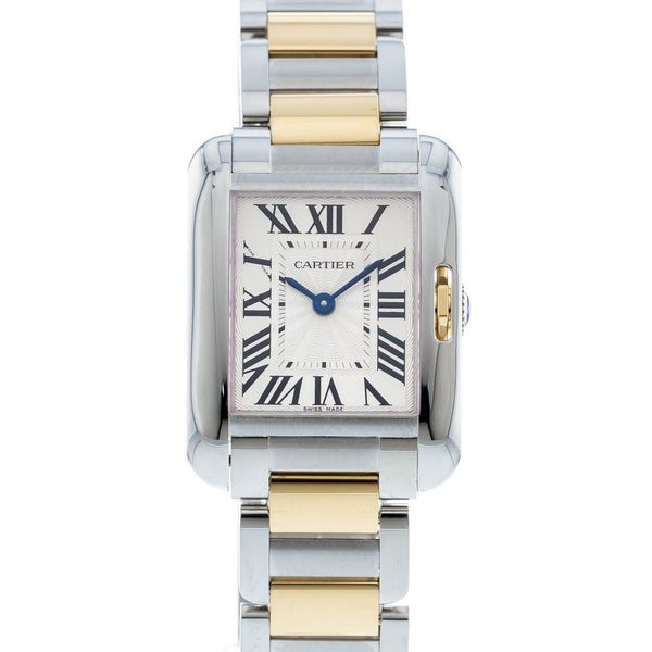 Cartier Women's W5310046 Tank Anglaise 18 Kt Yellow Gold Two-Tone Stainless Steel Watch