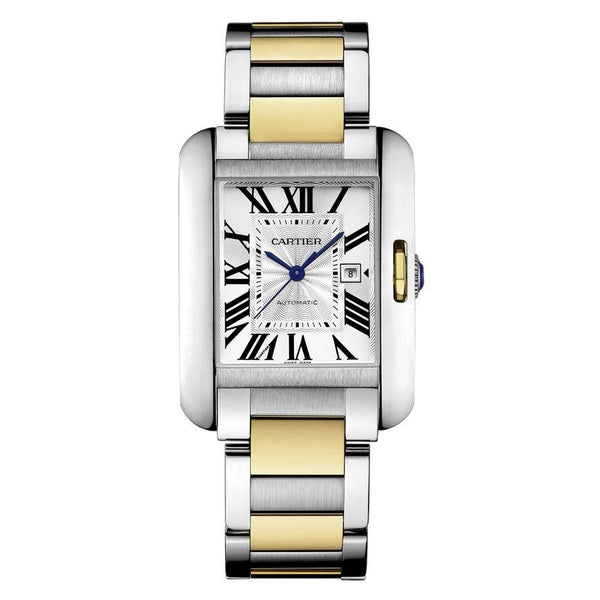 Cartier Women's W5310047 Tank Anglaise 18kt Yellow Gold Automatic Two-Tone Stainless Steel Watch