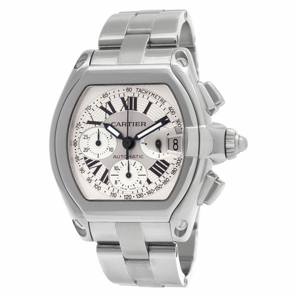 Cartier Men's W62006X6 Roadster Chronograph Stainless Steel Watch