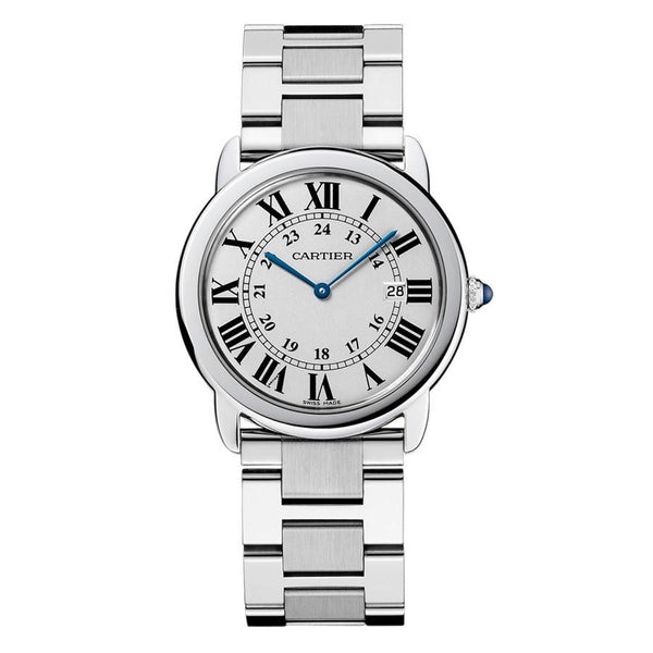 Cartier Men's W6701005 Rondo Solo Stainless Steel Watch