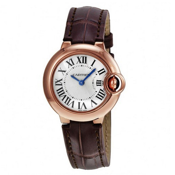 Cartier Women's W6900256 Ballon Bleu Brown Leather Watch