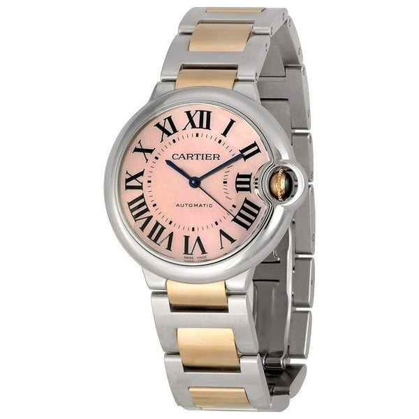 Cartier Men's W6920033 Ballon Bleu 18kt Rose Gold Automatic Two-Tone Stainless Steel Watch