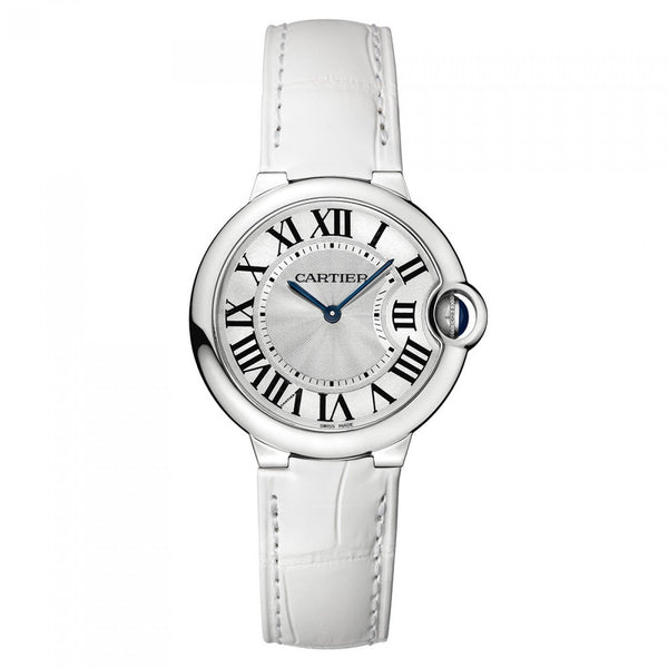 Cartier Women's W6920087 Ballon Bleu White Leather Watch