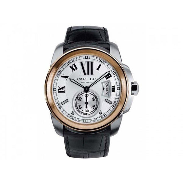 Cartier Men's W7100011 Calibre De Cartier Brown Leather Watch