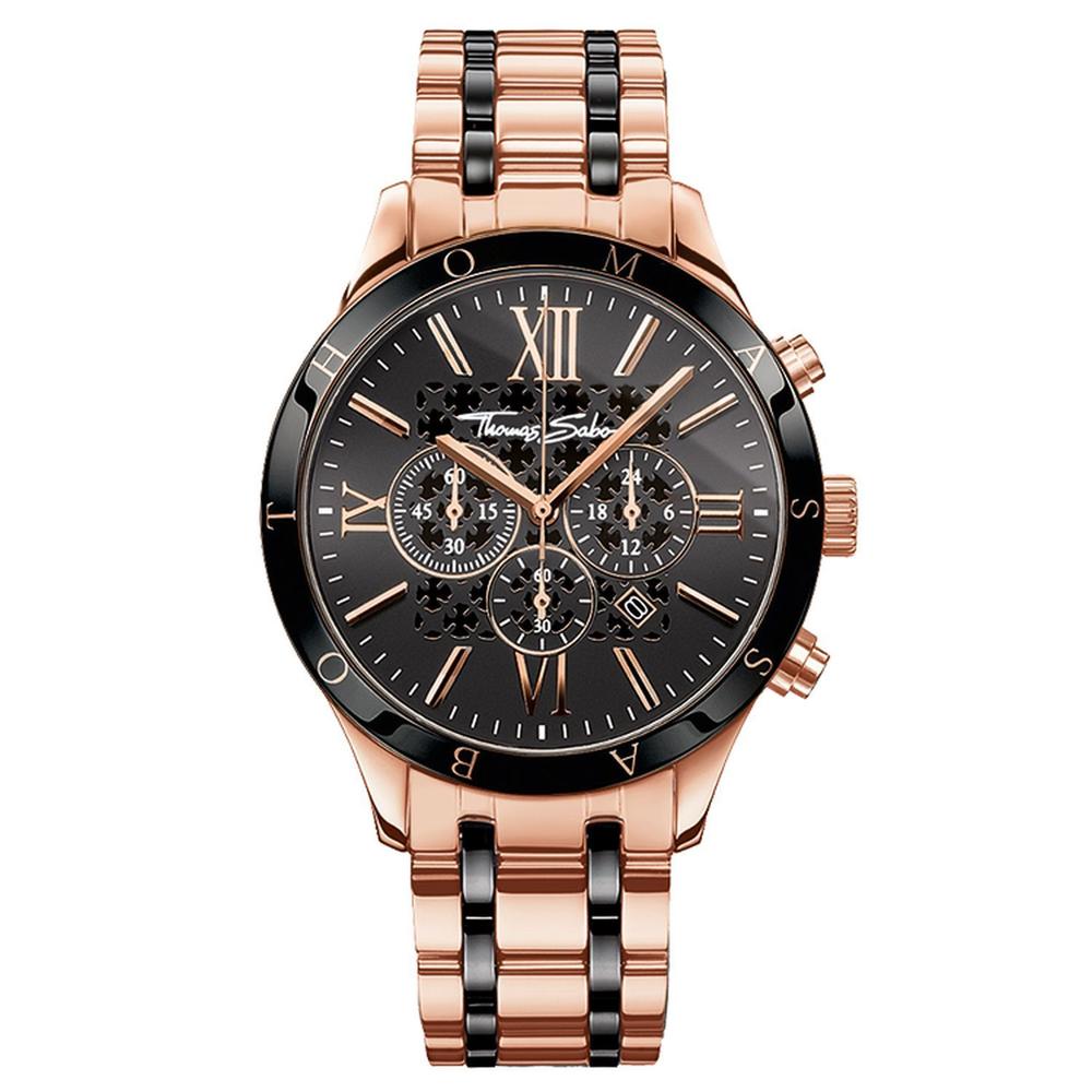 Men's Rebel Urban Chronograph Watch (Rose-Gold/Black)