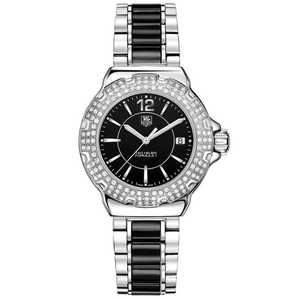 Tag Heuer Women's WAC1214.BA0859 Formula 1 Diamond Two Tone Stainless Steel and Ceramic Watch