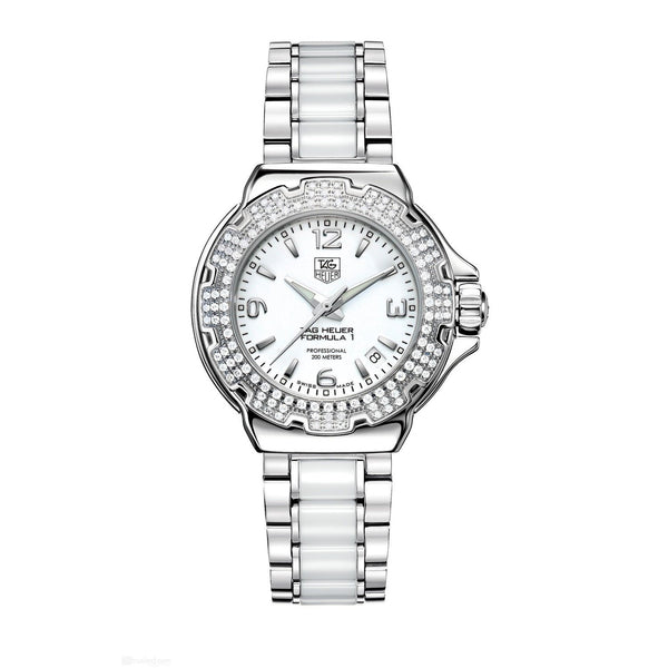 Tag Heuer Women's WAC1215.BA0861 Formula 1 Two-Tone Stainless Steel, Ceramic Watch