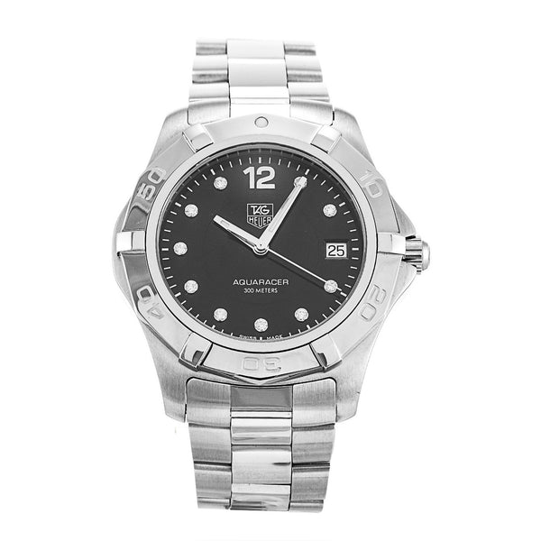 Tag Heuer Women's WAF111C.BA0810 Aquaracer Diamond Stainless Steel Watch