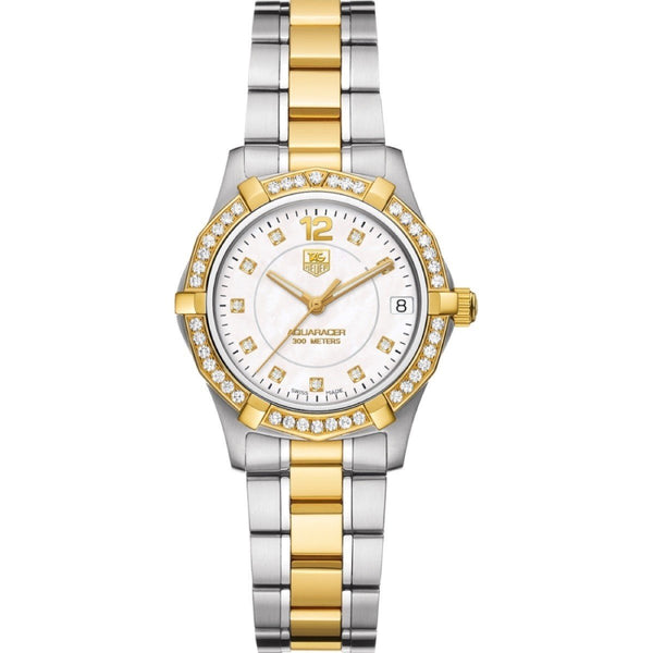 Tag Heuer Women's WAF1350.BB0820 Aquaracer Diamond Two-Tone Stainless Steel Watch