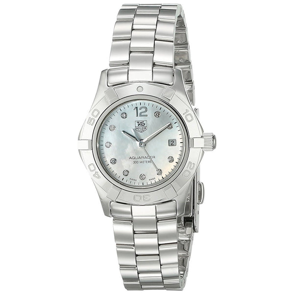 Tag Heuer Women's WAF1415.BA0824 Aquaracer Diamond Stainless Steel Watch