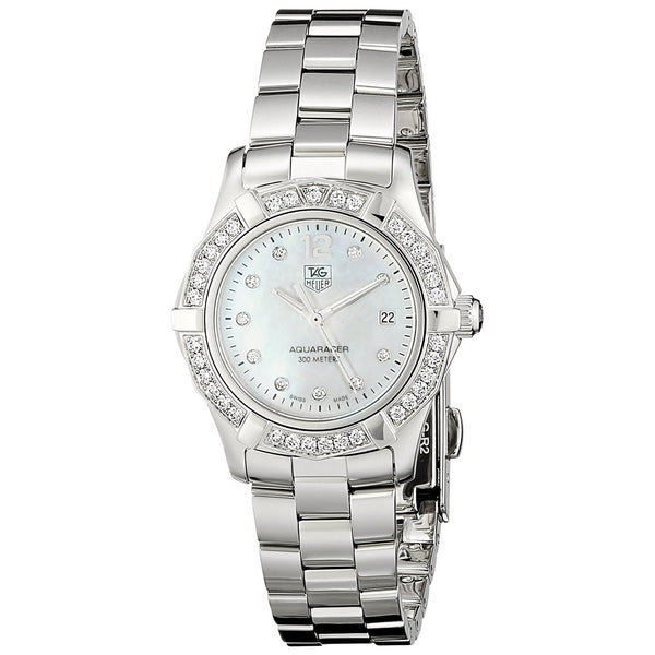 Tag Heuer Women's WAF1416.BA0824 Aquaracer Diamond Stainless Steel Watch