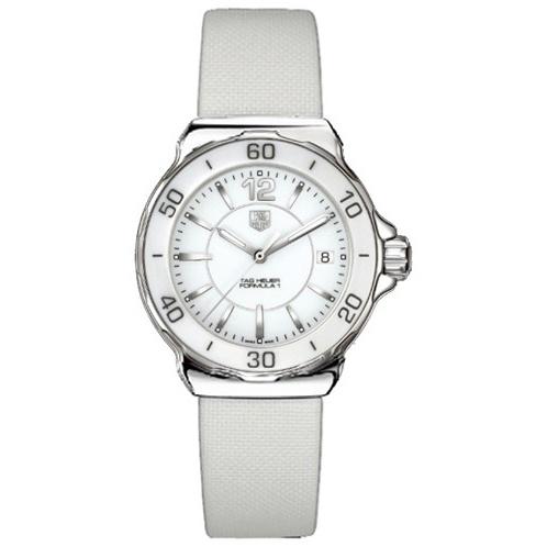 Tag Heuer Women's WAH1211.FC6219 Formula 1 White Satin Watch