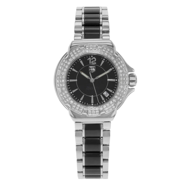 Tag Heuer Women's WAH1214.BA0859 Formula 1 Diamond Two-Tone Stainless Steel and Ceramic Watch