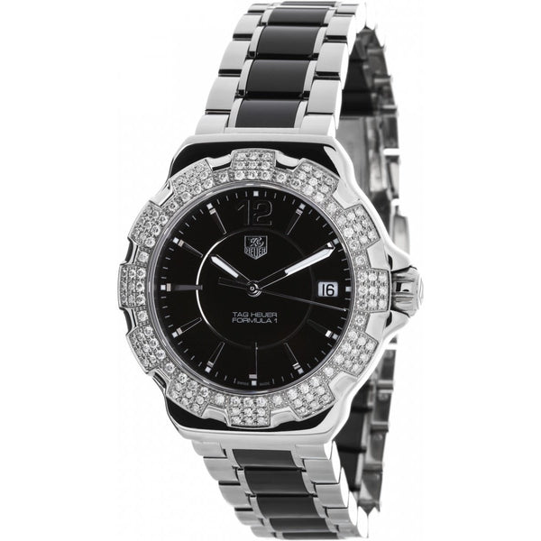 Tag Heuer Women's WAH1217.BA0859 Formula 1 Diamond Two-Tone Stainless Steel and Ceramic Watch