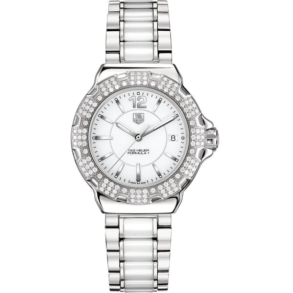 Tag Heuer Women's WAH1218.BA0861 Formula 1 Diamond Two-Tone Stainless Steel and Ceramic Watch