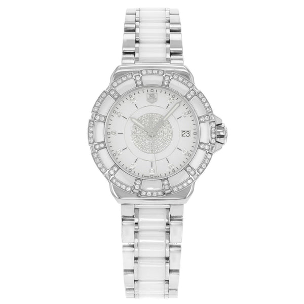 Tag Heuer Women's WAH121D.BA0861 Formula 1 Diamond Automatic Two-Tone Stainless Steel and Ceramic Watch