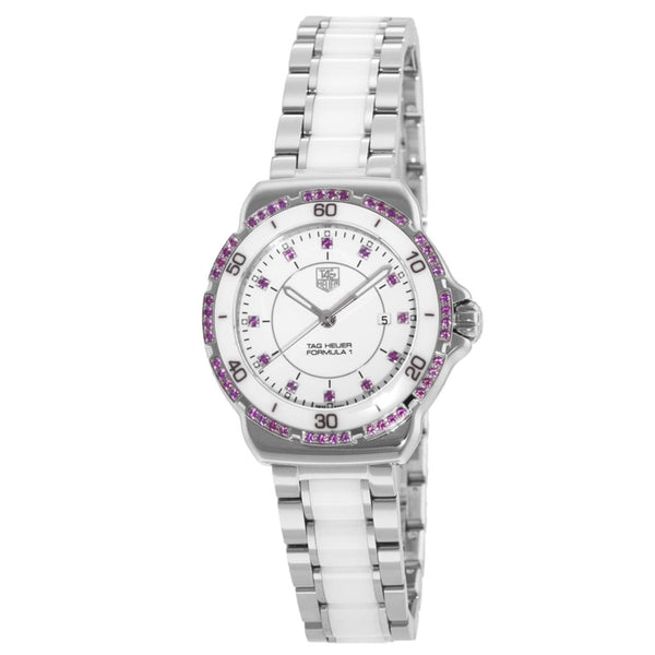 Tag Heuer Women's WAH1319.BA0868 Formula 1 Diamond Two-Tone Stainless Steel and Ceramic Watch