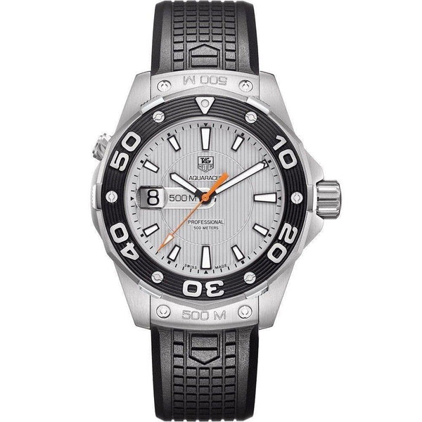 Tag Heuer Men's WAJ1111.FT6015 Aquaracer Black Rubber Watch