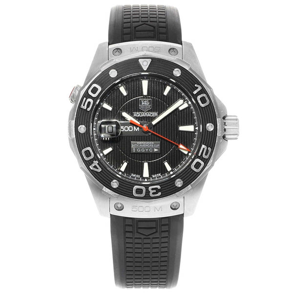 Tag Heuer Men's WAJ2119.FT6015 Aquaracer Black Rubber Watch