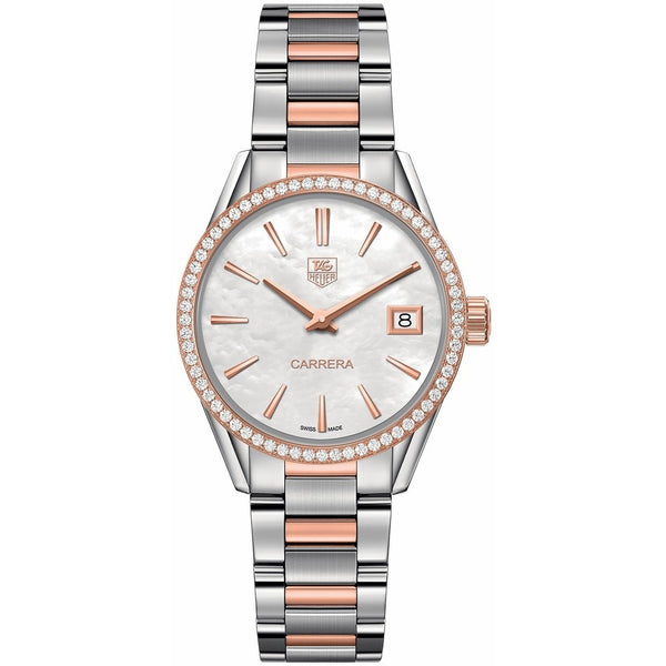 Tag Heuer Women's WAR1353.BD0774 Carrera Two-Tone Stainless Steel Watch
