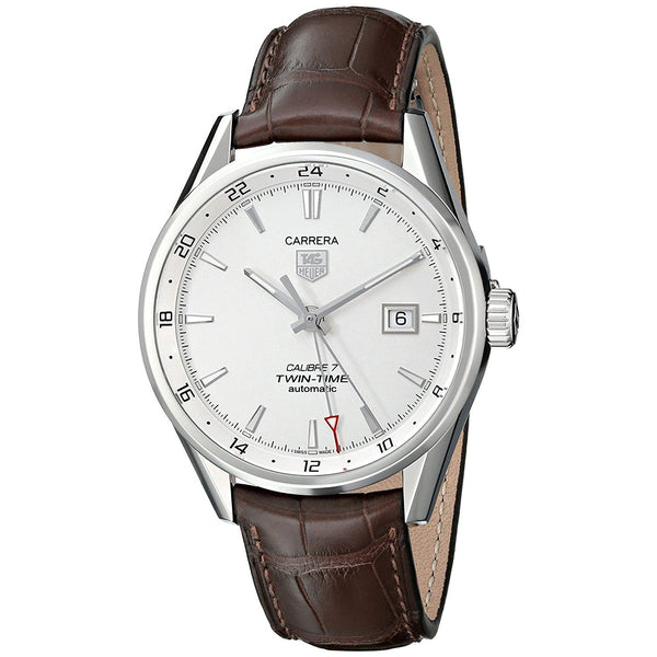 Tag Heuer Men's WAR2011.FC6291 Carrera Automatic Brown Leather Watch