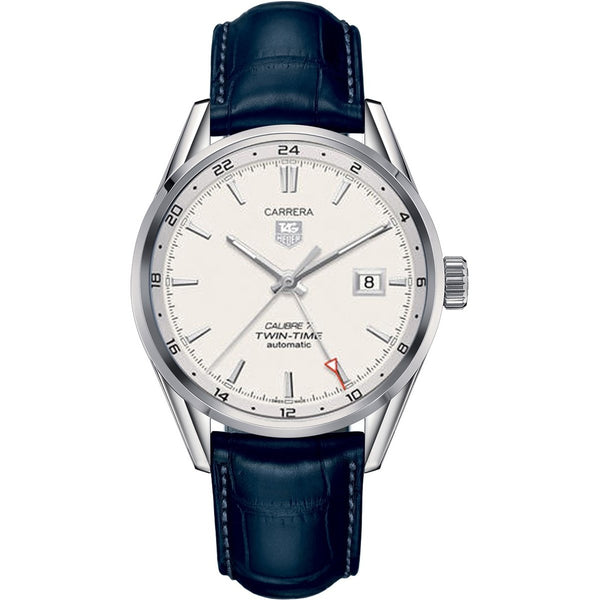 Tag Heuer Men's WAR2011.FC6292 Carrera Blue Leather Watch