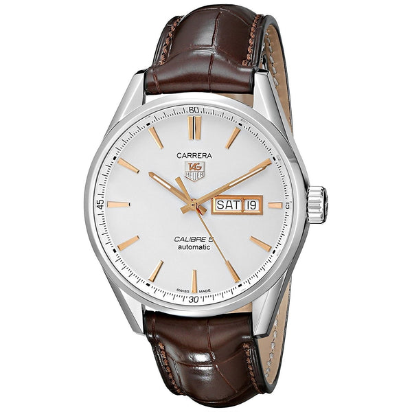 Tag Heuer Men's WAR201D.FC6291 Carrera Brown Leather Watch