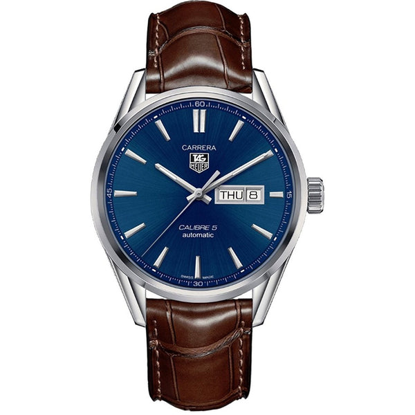 Tag Heuer Men's WAR201E.FC6291 Carrera Automatic Brown Leather Watch