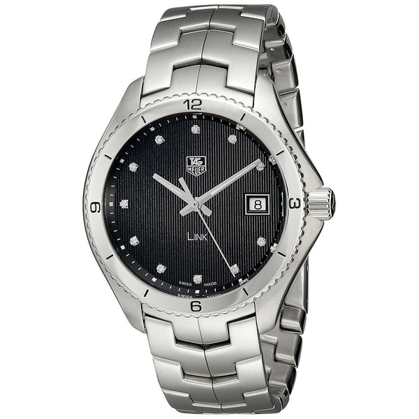 Tag Heuer Men's WAT1112.BA0950 Link Diamond Stainless Steel Watch